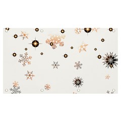 Golden-snowflake Banner And Sign 7  X 4  by saad11