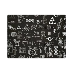 Doodle Art Chemistry Art Premium Plush Fleece Blanket (mini) by Cemarart