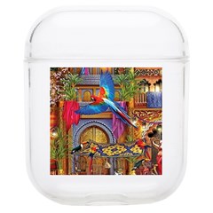 Arabian Street Art Colorful Peacock Tiger Man Parrot Horse Dancer Fantasy Soft Tpu Airpods 1/2 Case by Cemarart
