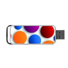 Abstract Dots Colorful Portable Usb Flash (one Side) by nateshop
