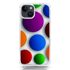 Abstract Dots Colorful Iphone 14 Tpu Uv Print Case by nateshop
