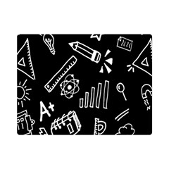 Knowledge Drawing Education Science Premium Plush Fleece Blanket (mini) by Proyonanggan