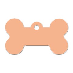 Peach Fuzz 2024 Dog Tag Bone (one Side) by dressshop