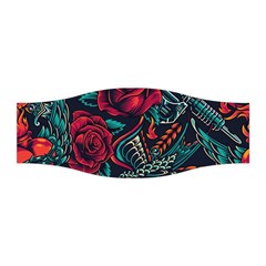 Vintage Flash Tattoos Designs Seamless Pattern Stretchable Headband by Bedest