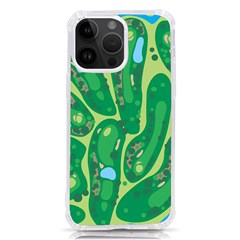 Golf Course Par Golf Course Green Iphone 14 Pro Max Tpu Uv Print Case by Cemarart