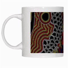 Authentic Aboriginal Art - Gathering 2 White Mug by hogartharts