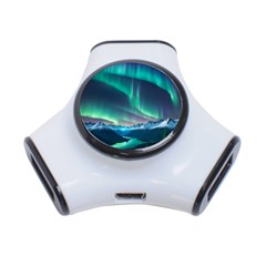 Aurora Borealis 3-port Usb Hub by Ndabl3x