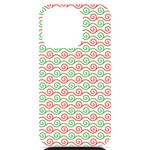Mosaic Hexagon Honeycomb iPhone 14 Pro Black UV Print Case Front