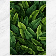 Green Leaves Canvas 24  X 36  by goljakoff