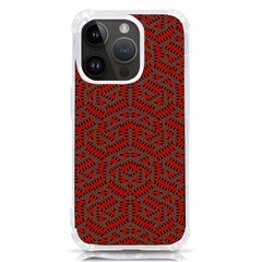 Hexagon Motif Geometric Tribal Style Pattern Iphone 14 Pro Tpu Uv Print Case by dflcprintsclothing