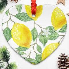 Fruit-2310212 Heart Ornament (two Sides) by lipli