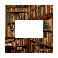 Room Interior Library Books Bookshelves Reading Literature Study Fiction Old Manor Book Nook Reading White Box Photo Frame 4  X 6  by Grandong