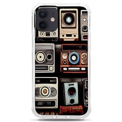 Retro Cameras Old Vintage Antique Technology Wallpaper Retrospective Iphone 12 Mini Tpu Uv Print Case	 by Grandong