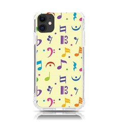Seamless Pattern Musical Note Doodle Symbol Iphone 11 Tpu Uv Print Case by Apen