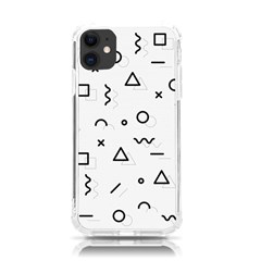 Memphis Pattern Iphone 11 Tpu Uv Print Case by Apen