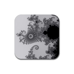 Apple Males Almond Bread Abstract Mathematics Rubber Coaster (square) by Apen