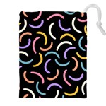 Abstract Pattern Wallpaper Drawstring Pouch (4XL) Front
