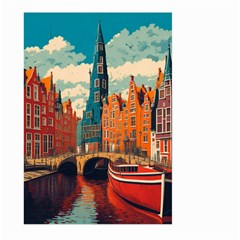 London England Bridge Europe Buildings Architecture Vintage Retro Town City Large Garden Flag (two Sides) by Maspions