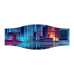 Digital Art Artwork Illustration Vector Buiding City Stretchable Headband by Maspions