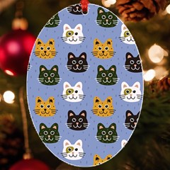 Cat Cat Background Animals Little Cat Pets Kittens Uv Print Acrylic Ornament Oval by Maspions