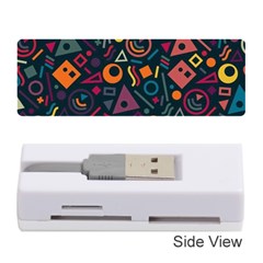 Random, Abstract, Forma, Cube, Triangle, Creative Memory Card Reader (stick) by nateshop