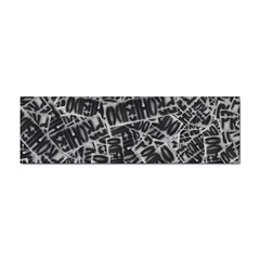 Rebel Life: Typography Black And White Pattern Sticker Bumper (100 Pack) by dflcprintsclothing