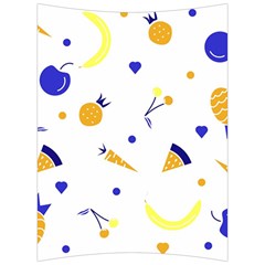 Pattern-fruit-apples-green Back Support Cushion by Maspions
