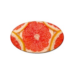 Grapefruit-fruit-background-food Sticker Oval (100 Pack) by Maspions