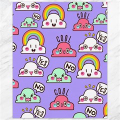 Cloud Seamless Pattern Canvas 11  X 14  by Apen