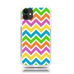 Chevron Pattern Design Texture Iphone 11 Tpu Uv Print Case by Apen