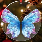 Butterfly-drawing-art-fairytale  UV Print Acrylic Ornament Round Front