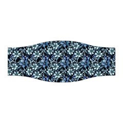 Blue Flowers 001 Stretchable Headband by DinkovaArt