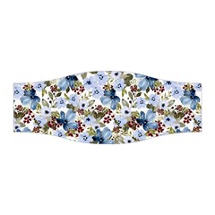 Blue Flowers Stretchable Headband by DinkovaArt
