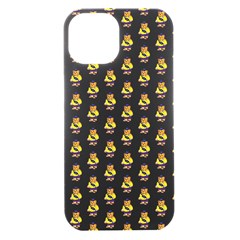 Teddy Pattern Iphone 15 Plus Black Uv Print Pc Hardshell Case by designsbymallika