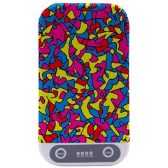 Colorful-graffiti-pattern-blue-background Sterilizers by designsbymallika