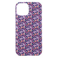 Trippy Cool Pattern Iphone 15 Plus Black Uv Print Pc Hardshell Case by designsbymallika