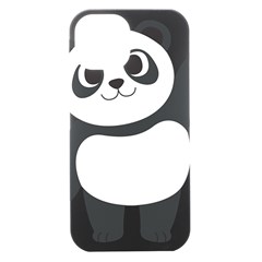 Hello Panda  Iphone 15 Black Uv Print Pc Hardshell Case by MyNewStor