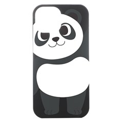 Hello Panda  Iphone 15 Plus Black Uv Print Pc Hardshell Case by MyNewStor