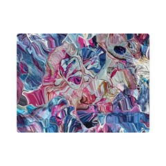 Three Layers Blend Module 1-5 Liquify Premium Plush Fleece Blanket (mini) by kaleidomarblingart