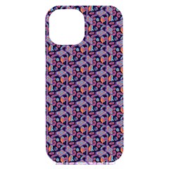 Trippy Cool Pattern Iphone 15 Plus Black Uv Print Pc Hardshell Case by designsbymallika