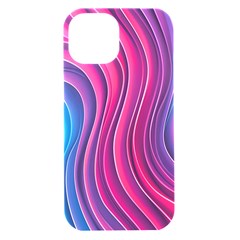 Spiral Swirl Pattern Light Circle Iphone 15 Black Uv Print Pc Hardshell Case by Ndabl3x