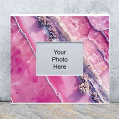 Texture Pink Pattern Paper Grunge White Wall Photo Frame 5  X 7  by Ndabl3x