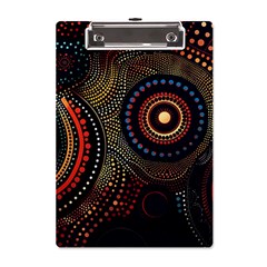 Abstract Geometric Pattern A5 Acrylic Clipboard by Ndabl3x