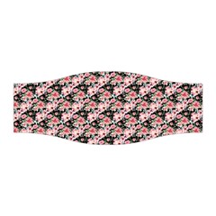 Pink Roses 02 Pink Roses 01 Stretchable Headband by DinkovaArt