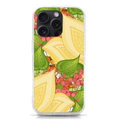 Pattern Texture Leaves Iphone 15 Pro Tpu Uv Print Case by Proyonanggan