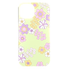 Pattern Background Vintage Floral Iphone 15 Plus Black Uv Print Pc Hardshell Case by Ndabl3x