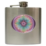 Pattern 4a Pattern 4 Hip Flask (6 oz) Front