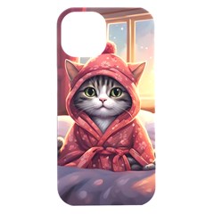 Cat 2 Iphone 15 Plus Black Uv Print Pc Hardshell Case by 2607694a