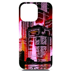 Cybercity Iphone 14 Pro Max Black Uv Print Case by Sparkle