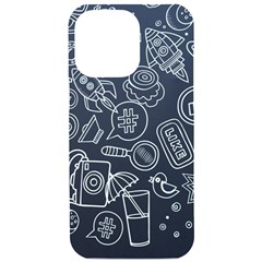 Internet Planet Drink Computer Iphone 15 Pro Max Black Uv Print Pc Hardshell Case by Proyonanggan